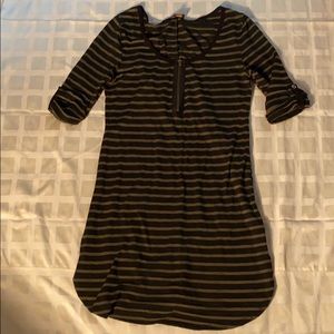 Green and black shirt